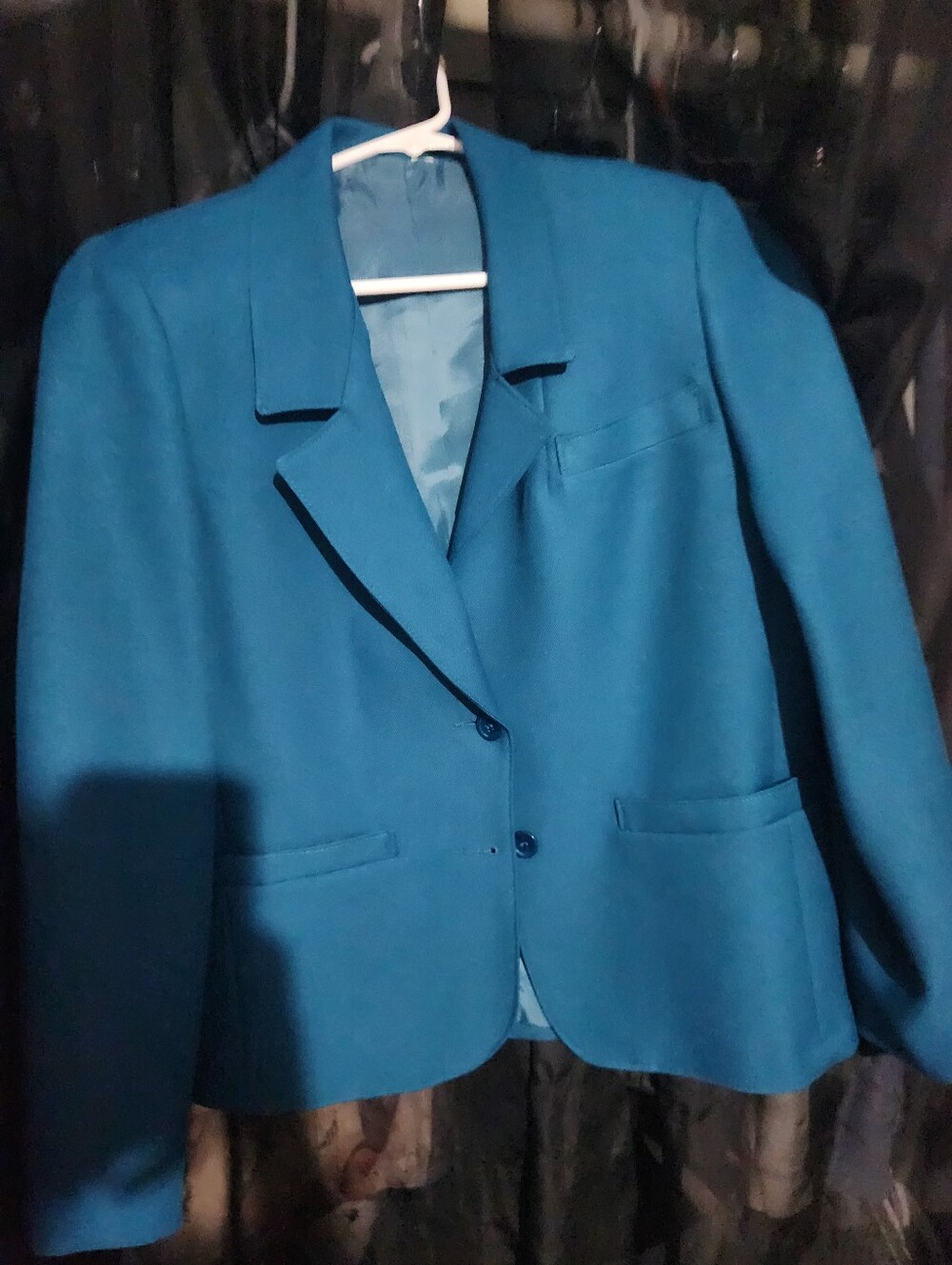 Classic Teal Women's Blazer Jacket